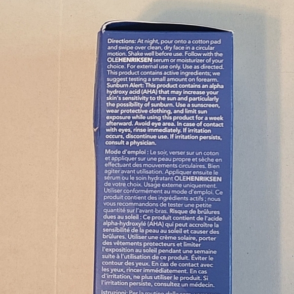 Ole Henriksen Blue GlowOH Dark Spot Toner NIB 6.5 Oz/190 Ml - Picture 6 of 9